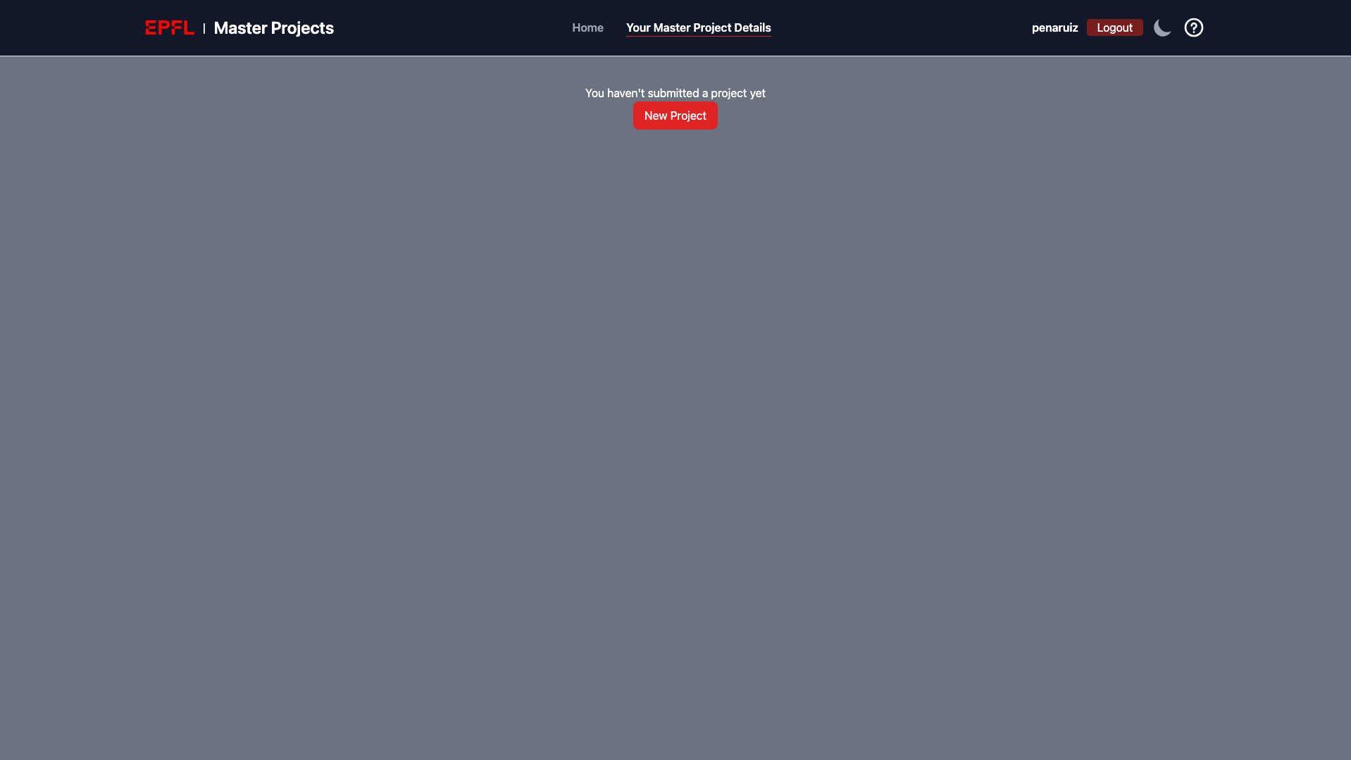 Student Project View